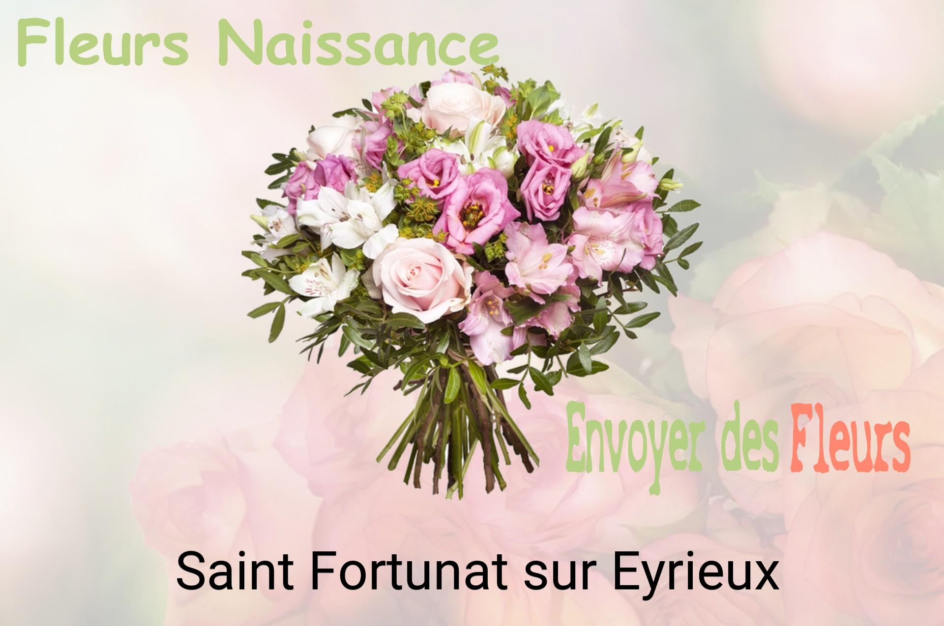 Bouquet de fleurs de naissance livré à Saint-Fortunat-sur-Eyrieux